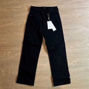 Olive + Piper Black Straight Leg Jeans